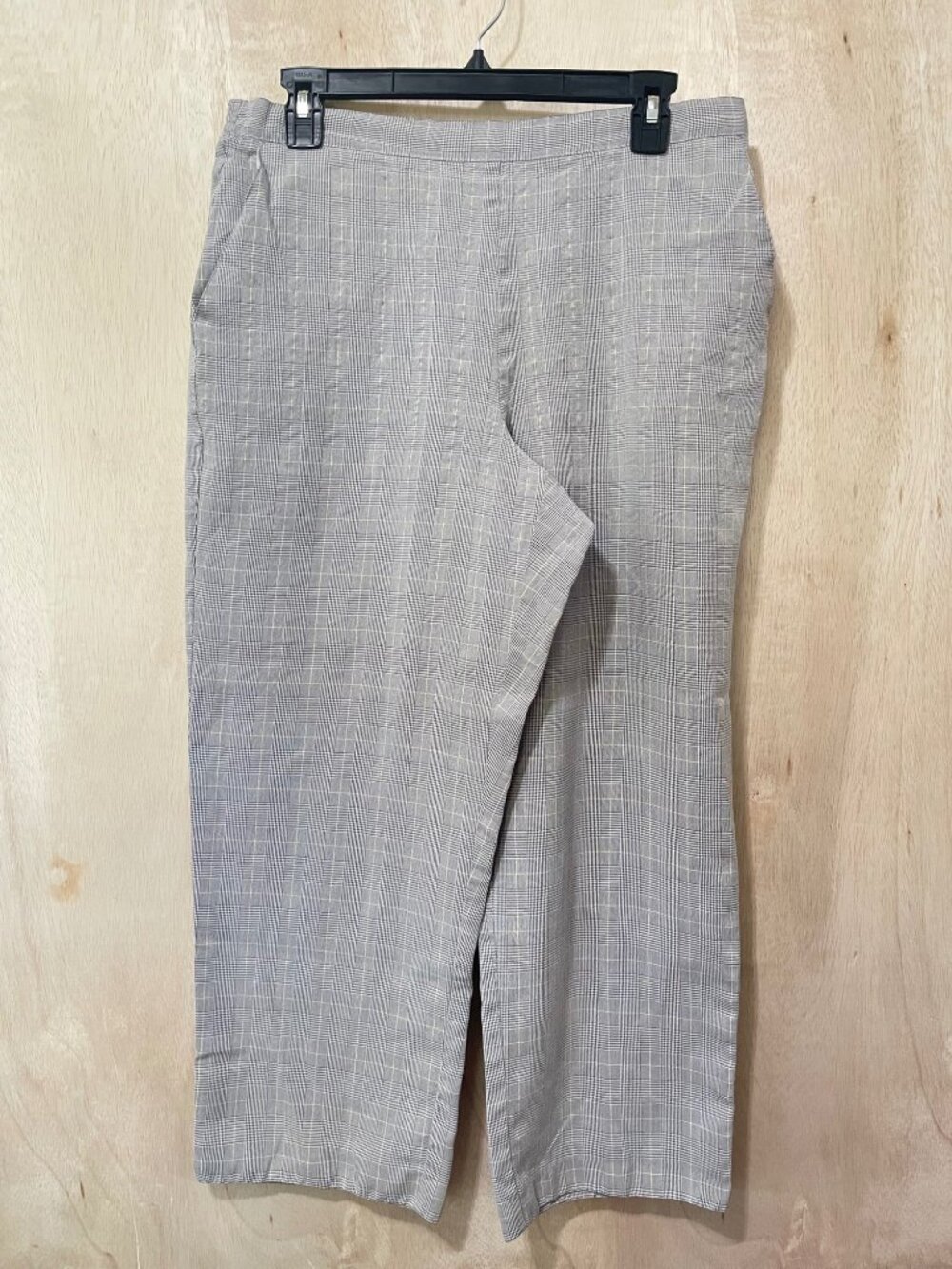 Alfred Dunner Plaid Wide-Leg Stretch waist size‎ 16 pants